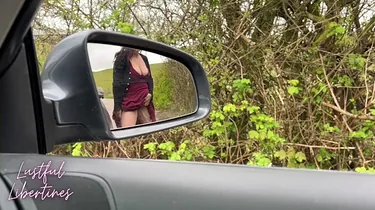 Obscene Libertines smashes me stiff in her car after a ultra-kinky homemade urinate session with her acquaintance