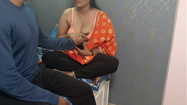 Naveen and Promila's steamy desi sex tape: A dirty talk and doggy style session with a village stepmom's stepson