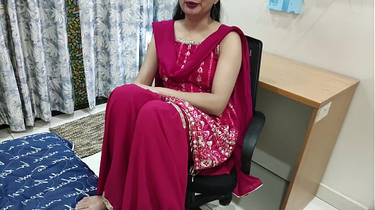 Desi bhabhi devar gets her tight pussy stretched by step-brother-in-law's manstick while he watches