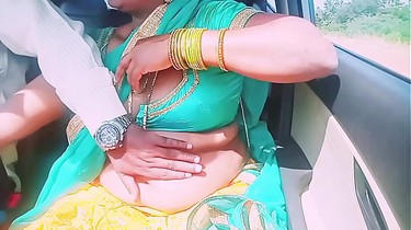 Steaming Silk's Desi car fuck-fest fails as she attempts to pound a stranger's car in a Telugu sex