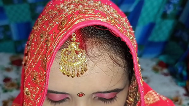 Cauple95's Desi Marriage anniversary night: Part two - Dual blow-job, very first time internal cumshot, and vag tearing up activity!