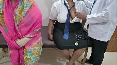 Naughty Boobygirl4 & Tanya Bhabhi fuck hard while being eyed by the doctor