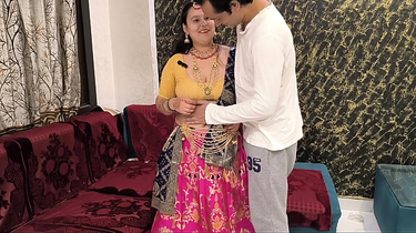 Indian hunter dominates curvy housewife, Puja, with a massive creampie in homemade video