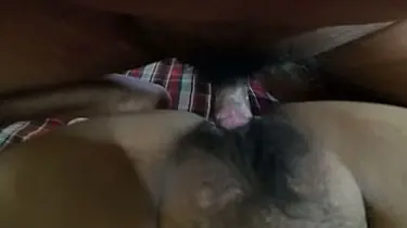 Watch this Indian couple's homemade sex tape featuring a naughty Nepali girl poked by an Indian man