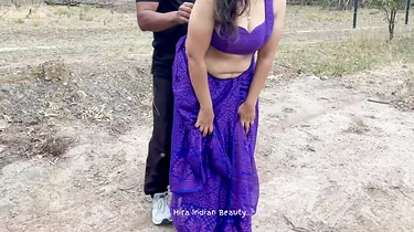 Hira Indian Beauty gets spanked & dicked in public by her Indian boyfriend's friend