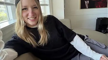 Smallish 18yo Abbie Sykes proves she's a g/g by providing a super-steamy POINT OF VIEW bj to Scott Stark in the front apartment