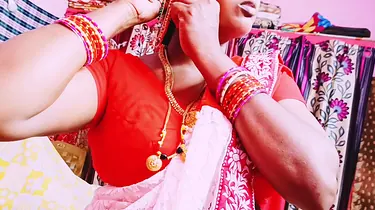 Desi and Nasty's Indian Cuckold Wifey Saree Housewife Hotwife Banged by Boyfriend's Guy