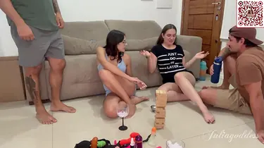 AngellApolo & JuliaGoddesss swap partners in hot real-life sex party with a twist - pt1