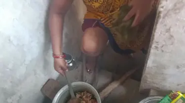 Watch Saanthi2 and Vetrivel get steamy with a big black cock in homemade Desi doggystyle action