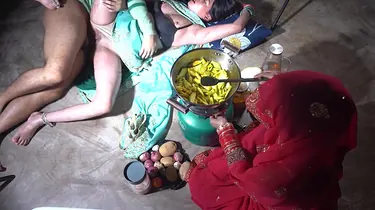 Indian XXXx & Desi Angel get nasty in the kitchen with dirty talk and pussy fucking