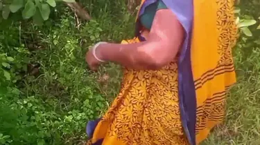 Desi wife Saanthi2 gets her sexy Indian pussy pounded by village guy